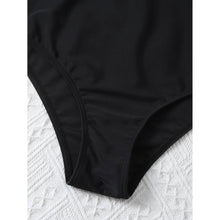 Load image into Gallery viewer, Leaf Print Hanky Hem High Waisted Bikini Swimsuit
