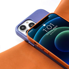 Load image into Gallery viewer, Leather Case Compatible with iPhone Genuine Leather Case for iPhone Leather Case For iPhone 14 12 13 Pro Max 14 Plus PU Smooth And Soft Classic Phone Case
