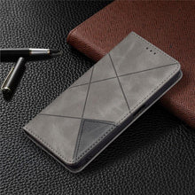 Load image into Gallery viewer, Leather Case For iPhone 11 12 13 14 Pro Max Mini XR XS Max X Flip Case Cover For iPhone SE Brown Leather Flip Case with Invisible Magnet and Card Slot Protective Case
