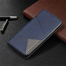 Load image into Gallery viewer, Leather Case For iPhone 11 12 13 14 Pro Max Mini XR XS Max X Flip Case Cover For iPhone SE Brown Leather Flip Case with Invisible Magnet and Card Slot Protective Case
