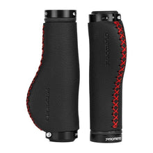 Load image into Gallery viewer, Leather City Mountain Bike Handlebar Cover Handle Grips Bar End Non-slip Aluminum Lock Ergonomic Design Non-Slip Microfiber Leather Bicycle Grip With Aluminum Alloy Dual Lock-On Bicycle Handle Bar Covers For Mountain Road Bike

