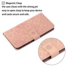 Load image into Gallery viewer, Leather Flip Case For iphone 11 12 13 Pro Max Mini Case Wallet Card Phone Cover For iphone  Genuine Leather 2 in 1 Flip Simple Magnetic Cover For iPhone
