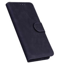 Load image into Gallery viewer, Leather Phone Case Wallet Cover For iPhone XR XS 10 11 Pro 12 mini 13 Pro Max Flip Stand Case Simple Skin-Friendly PU Leather Case Wallet Protective Case Flip Shockproof Mobile Phone Case
