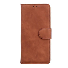 Load image into Gallery viewer, Leather Phone Case Wallet Cover For iPhone XR XS 10 11 Pro 12 mini 13 Pro Max Flip Stand Case Simple Skin-Friendly PU Leather Case Wallet Protective Case Flip Shockproof Mobile Phone Case
