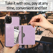 Load image into Gallery viewer, Leather Wallet Case For iPhone 11 Pro Max XS Max XR X 8 7 6S 6Plus 5 5S With Stand Card Pocket Case Cover Shockproof Texture PU Leather  Wallet Cover
