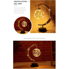 Load image into Gallery viewer, LED Ball Lamp Wrought Iron Moon Lamp
