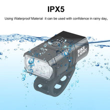 Load image into Gallery viewer, LED Bicycle Light Front USB Rechargeable 1000 Lumen Bike Front Lamp Mountain Bicycle Headlight Adjustable Lightness And Flashlight With Waterproof IPX5 And Large Capacity Battery
