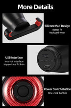 Load image into Gallery viewer, LED Bicycle Waterproof USB Charging Taillight Cycling Flashlight Auto Brake Sensing Smart Bicycle Rear Brake Lights Braking Sensing Taillights USB Rechargeable Ultra Bright LED Warning Bicycle Flashlight
