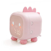 Load image into Gallery viewer, Led Cartoon Alarm Clock Voice Control Digital
