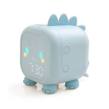 Load image into Gallery viewer, Led Cartoon Alarm Clock Voice Control Digital
