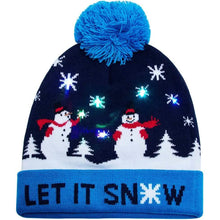 Load image into Gallery viewer, LED Christmas Knitted Hat
