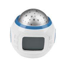 Load image into Gallery viewer, LED Digital Alarm Clock Alarm Clock for Kids Clocks Digital with LED Display Projection Music Star Sky Projection Calendar Thermometer Snooze Starry Star Glowing Alarm Clock For Children Baby Room Calendar Thermometer Night Light Projector
