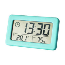Load image into Gallery viewer, LED Digital Clock Digital Alarm Clock Battery Operated Small Desk Clocks with Smart Night Light Date Indoor Temperature LCD Electronic Clock for Bedroom  Electronic Digital Screen Desktop Clock for Home Office Backlight Snooze Desk Clocks
