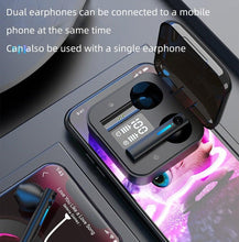 Load image into Gallery viewer, LED Display Bluetooth 5.0  Wireless Headphone Magnetic 9D Stereo Sound Earbud Sports Easy Pairing Earphone With Microphone Bluetooth In Ear Built-in Mic Headset For Sport Black Headphones Wireless Light Weight Design

