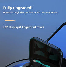 Load image into Gallery viewer, LED Display Bluetooth 5.0  Wireless Headphone Magnetic 9D Stereo Sound Earbud Sports Easy Pairing Earphone With Microphone Bluetooth In Ear Built-in Mic Headset For Sport Black Headphones Wireless Light Weight Design
