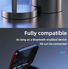 Load image into Gallery viewer, LED Display Bluetooth 5.0  Wireless Headphone Magnetic 9D Stereo Sound Earbud Sports Easy Pairing Earphone With Microphone Bluetooth In Ear Built-in Mic Headset For Sport Black Headphones Wireless Light Weight Design
