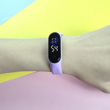 Load image into Gallery viewer, LED Electronic Boys Girls Watch Digital Silicone Wristwatch Fashion Casual Universal Watch Unisex Sport Watch Led Digital Silicone Strap Digital LED Sports Watch For Women Kids
