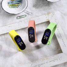 Load image into Gallery viewer, LED Electronic Boys Girls Watch Digital Silicone Wristwatch Fashion Casual Universal Watch Unisex Sport Watch Led Digital Silicone Strap Digital LED Sports Watch For Women Kids
