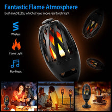 Load image into Gallery viewer, LED Flame Speakers Torch
