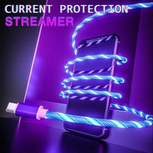 Load image into Gallery viewer, LED Light USB Charger Cable 3-in-1 Fast Charging
