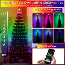 Load image into Gallery viewer, LED Lights Collapsible Christmas Tree Light with Remote App Control
