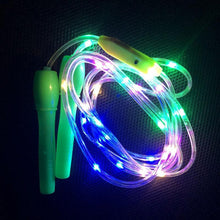Load image into Gallery viewer, LED Luminous Jump Ropes Skipping Rope Cable For Kids Adjustable Plastic Jump Rope Skipping Rope Outdoor Jump Ropes For Night Exercise Fitness Training Sports
