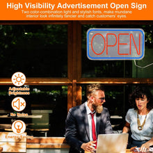 Load image into Gallery viewer, LED Open Sign Advertisement Board with 11 Levels Adjustable Brightness
