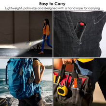Load image into Gallery viewer, LED Rechargeable Zoomable Flashlight
