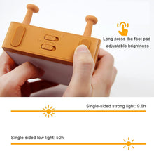 Load image into Gallery viewer, LED Toast Night Light with Silicone Foot Phone Holder Table Lamp Infinite Dimming Bread Decoration Creative Lamp Decorative Table Lamp Cute Study Lamps for Bedroom Décor
