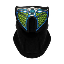 Load image into Gallery viewer, LED Warm Headgear ED Face Mask Party Masks Light Up Dance Halloween Cosplay Easter Rave Mask Luminous Costume Washable Foldable  Luminous Cool Party Mask Activated Light Up Mask Led Music Party Mask Led Music Mask for Festival Party

