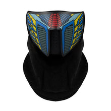 Load image into Gallery viewer, LED Warm Headgear ED Face Mask Party Masks Light Up Dance Halloween Cosplay Easter Rave Mask Luminous Costume Washable Foldable  Luminous Cool Party Mask Activated Light Up Mask Led Music Party Mask Led Music Mask for Festival Party
