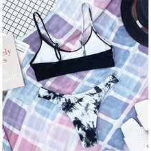 Load image into Gallery viewer, Leopard Bikini Women Swimwear Female Swimsuit Two-piece Bikini Set Comfortable Bathing Suit Swim Lady High Waist Bikini Set For Women Athletic Two Piece Soft Swimsuit Sporty Scoop Neck Bathing Suit
