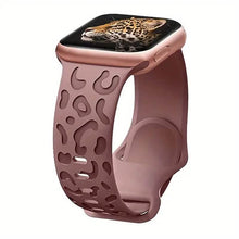 Load image into Gallery viewer, Leopard Engraved Replacement Band Compatible with iWatch
