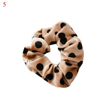 Load image into Gallery viewer, Leopard Velvet Scrunchies Hair Accessories For Women Girl Elastic Hair Ring Hair tie Ponytail Holder Rubber Hair Band Ponytail Holder Accessories for Women And Girls
