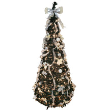 Load image into Gallery viewer, Let It Snow Holiday Collection Pop-Up Tree with Clear Lights - Assorted Styles
