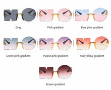 Load image into Gallery viewer, Letter NO Party Rimless Irregular Design Sunglasses For Men/Women Fashionable NO Sunglasses for Kids Oversize &amp; Irregular Design Frameless Polygon Glasses For Children
