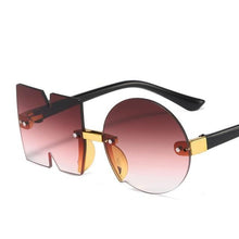 Load image into Gallery viewer, Letter NO Party Rimless Irregular Design Sunglasses For Men/Women Fashionable NO Sunglasses for Kids Oversize &amp; Irregular Design Frameless Polygon Glasses For Children
