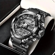 Load image into Gallery viewer, LIGE Men Digital Military Waterproof Watch
