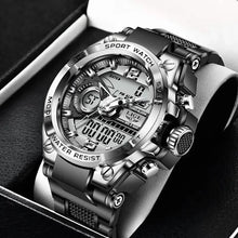 Load image into Gallery viewer, LIGE Men Digital Military Waterproof Watch
