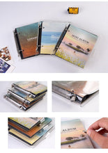 Load image into Gallery viewer, Light and Shadow Series Photo Album Ticket Storage Postcard 3 Inch memory 100 Pockets for Fujifilm Mini Film Paper Baby Family Scrapbook Albums DIY Memorable Gifts For Loved Ones
