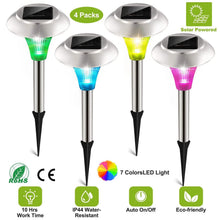 Load image into Gallery viewer, Lights Color Changing Landscape Solar Lamps
