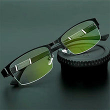 Load image into Gallery viewer, Lightweight Alloy Semi-Rimless Reading Glasses For  Men And Women With Quality Half Frame  Men Reading Glasses  For Men New Retro Eyewear

