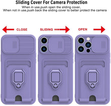 Load image into Gallery viewer, Lightweight Heavy Duty Protective Case With Rotatable Kickstand Ring For iPhone 13 14 Case Magnetic Ring Holder Cover for iPhone 12 11 14 Pro Wallet Card Armor iphone Case
