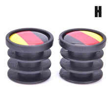 Load image into Gallery viewer, Lightweight Mini Bicycle National Flag Handlebar End Plugs For Mountain Road Bike Bicycle Grips Parts Protective Cover Handlebar Bar End Plugs Plastic Bike Handlebar End Caps For Road Bike Most Bicycle
