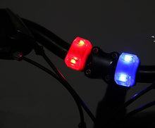 Load image into Gallery viewer, Lightweight Mini LED Silicone Bicycle Front Rear Light Waterproof Mountain Road Bike Cycling Headlight Tail Warning Lamp Silicone LED Bike Light Bike Headlight And Taillight Multi-Purpose Waterproof Bike Light For Cycling

