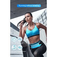 Load image into Gallery viewer, Lightweight Sports Running Waist Bag Unisex Belt Bag Waterproof Fanny Pack Bright Colors Fitness Workout Waist Bag
