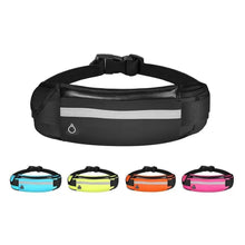 Load image into Gallery viewer, Lightweight Sports Running Waist Bag Unisex Belt Bag Waterproof Fanny Pack Bright Colors Fitness Workout Waist Bag

