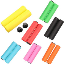 Load image into Gallery viewer, Lightweight Super Light Silicone Non-Slip Shock Absorption Road Handle Bike Parts Silica Gel Super Light Anti-Skid Shock Proof Handle Bar Locking Grips Cycling Grips Accessory
