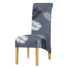 Load image into Gallery viewer, Long Backrest High Elastic Chair Cover European Backrest Seat Cover Home Washable Living Room Restaurant Hotel Party Banquet Dining Chair Cover Stretch Chair Slipcover, Spandex Elastic Removable Washable Chair Seat Covers Protector for Dining Room
