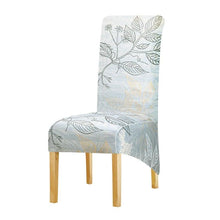 Load image into Gallery viewer, Long Backrest High Elastic Chair Cover European Backrest Seat Cover Home Washable Living Room Restaurant Hotel Party Banquet Dining Chair Cover Stretch Chair Slipcover, Spandex Elastic Removable Washable Chair Seat Covers Protector for Dining Room
